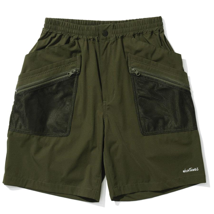 Wild Things Mesh Pocket Shorts Olive